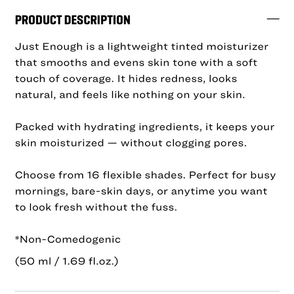 Jones Road Just Enough Tinted Moisturizer Beige - Picture 3 of 8